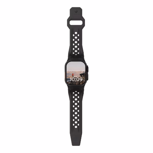 UAG รุ่น Monarch - สายนาฬิกา Apple Watch 42/44/45/49mm - สี Black/Black Titanium
