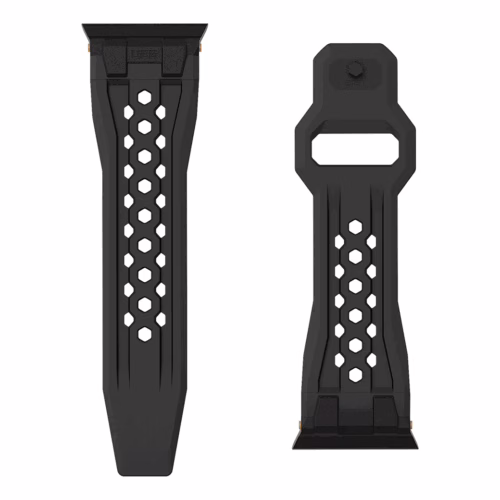 UAG รุ่น Monarch - สายนาฬิกา Apple Watch 42/44/45/49mm - สี Black/Black Titanium