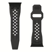 UAG รุ่น Monarch - สายนาฬิกา Apple Watch 42/44/45/49mm - สี Black/Black Titanium
