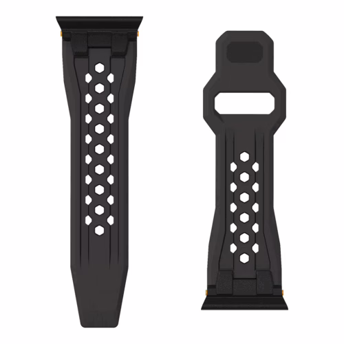 UAG รุ่น Monarch - สายนาฬิกา Apple Watch 42/44/45/49mm - สี Black/Black Titanium