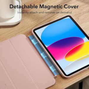 ESR รุ่น Ascend Hybrid - เคส iPad 11" (A16/2025), iPad 10.9" (10th/2022) - สี Rose Gold