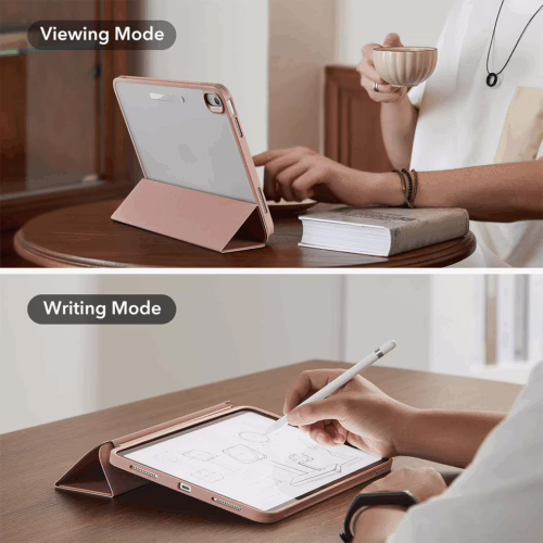 ESR รุ่น Ascend Hybrid - เคส iPad 11" (A16/2025), iPad 10.9" (10th/2022) - สี Rose Gold