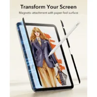 ESR รุ่น Paper-Feel Magnetic Screen Protector - ฟิล์มหน้าจอ iPad 11" (A16/2025), iPad 10.9" (10th/2022) - สี Clear