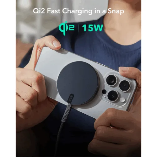 ESR รุ่น Qi2 Mini Wireless Charger (Halolock) - แท่นชาร์จไร้สาย - สี Black