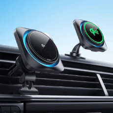 ESR รุ่น Qi2 Wireless Car Charger with CryoBoost (HaloLock) - แท่นชาร์จไร้สายในรถ - สี Frosted Onyx - Image 2