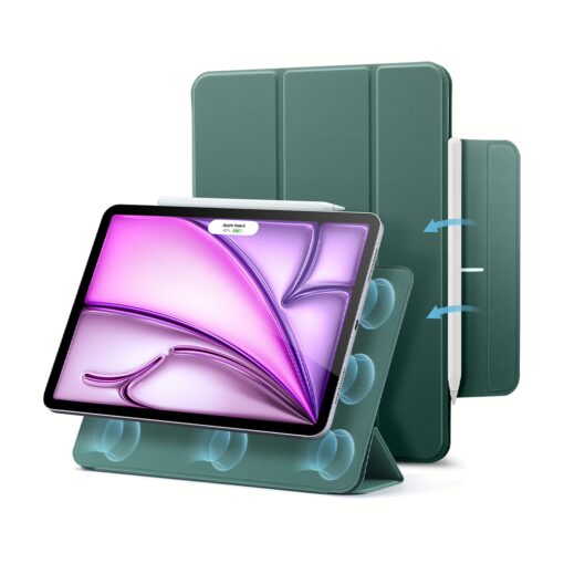 ESR รุ่น Rebound Magnetic Case - เคส iPad Air 13" (2025/2024) - สี Forest Green