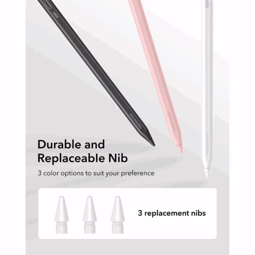 ESR รุ่น Geo Digital Pencil (Find My) - ปากกา iPad - สี White