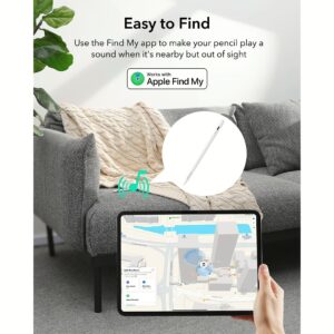 ESR รุ่น Geo Digital Pencil (Find My) - ปากกา iPad - สี Black