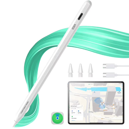 ESR รุ่น Geo Digital Pencil (Find My) - ปากกา iPad - สี White