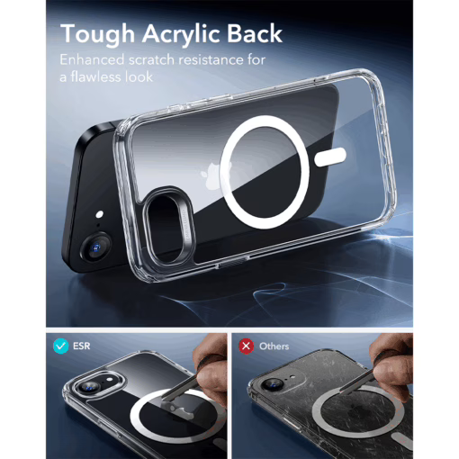 ESR รุ่น Classic Hybrid Case (HaloLock) - เคส iPhone 16e - สี Clear