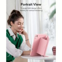 ESR รุ่น Flip Magnetic Case (Pencil Holder) - เคส iPad 11" (A16/2025), iPad 10.9" (10th/2022) - สี Pink