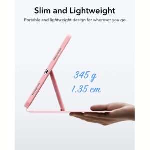 ESR รุ่น Flip Magnetic Case (Pencil Holder) - เคส iPad 11" (A16/2025), iPad 10.9" (10th/2022) - สี Pink