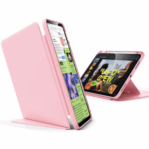 ESR รุ่น Flip Magnetic Case (Pencil Holder) - เคส iPad 11" (A16/2025), iPad 10.9" (10th/2022) - สี Pink