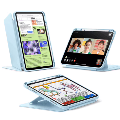 ESR รุ่น Flip Magnetic Case (Pencil Holder) - เคส iPad 11" (A16/2025), iPad 10.9" (10th/2022) - สี Sky Blue
