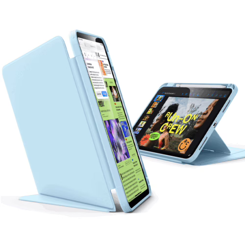 ESR รุ่น Flip Magnetic Case (Pencil Holder) - เคส iPad 11" (A16/2025), iPad 10.9" (10th/2022) - สี Sky Blue