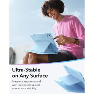 ESR รุ่น Flip Magnetic Case (Pencil Holder) - เคส iPad 11" (A16/2025), iPad 10.9" (10th/2022) - สี Sky Blue
