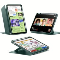 ESR รุ่น Flip Magnetic Case (Pencil Holder) - เคส iPad 11" (A16/2025), iPad 10.9" (10th/2022) - สี Midnight Green