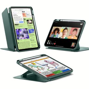 ESR รุ่น Flip Magnetic Case (Pencil Holder) - เคส iPad 11" (A16/2025), iPad 10.9" (10th/2022) - สี Midnight Green
