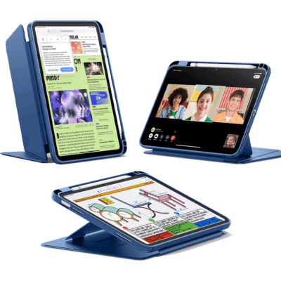 ESR รุ่น Flip Magnetic Case (Pencil Holder) - เคส iPad 11" (A16/2025), iPad 10.9" (10th/2022) - สี Navy Blue