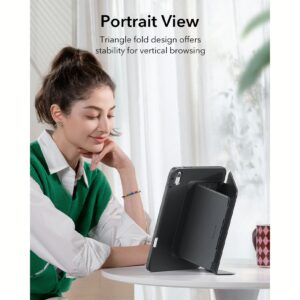 ESR รุ่น Flip Magnetic Case (Pencil Holder) - เคส iPad 11" (A16/2025), iPad 10.9" (10th/2022) - สี Black