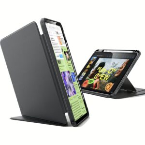 ESR รุ่น Flip Magnetic Case (Pencil Holder) - เคส iPad 11" (A16/2025), iPad 10.9" (10th/2022) - สี Black