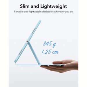 ESR รุ่น Flip Magnetic Case (Pencil Holder) - เคส iPad Air 11" (2025/2024), iPad Air 10.9" (5th/4th Gen) - สี Sky Blue