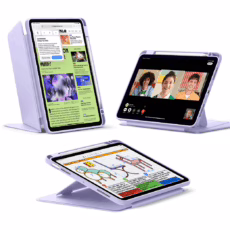 ESR รุ่น Flip Magnetic Case (Pencil Holder) - เคส iPad Air 11" (2025/2024), iPad Air 10.9" (5th/4th Gen) - สี Purple
