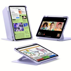 ESR รุ่น Flip Magnetic Case (Pencil Holder) - เคส iPad Air 11" (2025/2024), iPad Air 10.9" (5th/4th Gen) - สี Purple