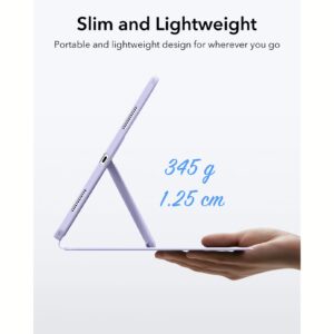 ESR รุ่น Flip Magnetic Case (Pencil Holder) - เคส iPad Air 11" (2025/2024), iPad Air 10.9" (5th/4th Gen) - สี Purple