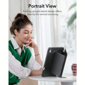 ESR รุ่น Flip Magnetic Case (Pencil Holder) - เคส iPad Air 11" (2025/2024), iPad Air 10.9" (5th/4th Gen) - สี Black