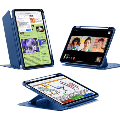 ESR รุ่น Flip Magnetic Case (Pencil Holder) - เคส iPad Air 11" (2025/2024), iPad Air 10.9" (5th/4th Gen) - สี Navy Blue