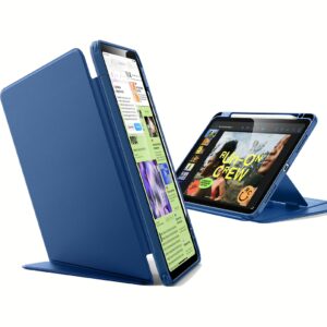 ESR รุ่น Flip Magnetic Case (Pencil Holder) - เคส iPad Air 11" (2025/2024), iPad Air 10.9" (5th/4th Gen) - สี Navy Blue