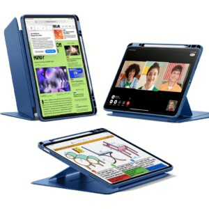 ESR รุ่น Flip Magnetic Case (Pencil Holder) - เคส iPad Air 13" (2025/2024) - สี Navy Blue