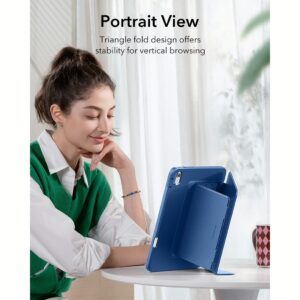 ESR รุ่น Flip Magnetic Case (Pencil Holder) - เคส iPad Air 13" (2025/2024) - สี Navy Blue