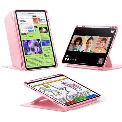 ESR รุ่น Flip Magnetic Case (Pencil Holder) - เคส iPad Air 13" (2025/2024) - สี Pink