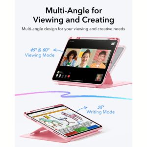 ESR รุ่น Flip Magnetic Case (Pencil Holder) - เคส iPad Air 13" (2025/2024) - สี Pink