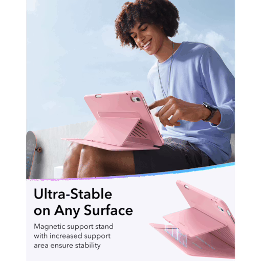 ESR รุ่น Flip Magnetic Case (Pencil Holder) - เคส iPad Air 13" (2025/2024) - สี Pink