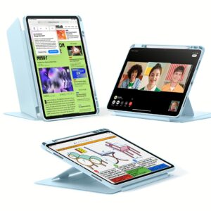 ESR รุ่น Flip Magnetic Case (Pencil Holder) - เคส iPad Air 13" (2025/2024) - สี Sky Blue