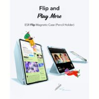 ESR รุ่น Flip Magnetic Case (Pencil Holder) - เคส iPad Air 13" (2025/2024) - สี Sky Blue