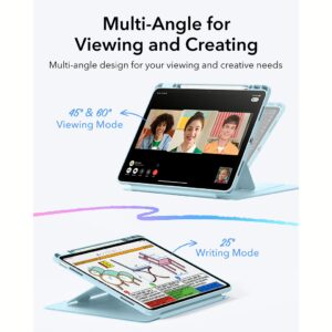 ESR รุ่น Flip Magnetic Case (Pencil Holder) - เคส iPad Air 13" (2025/2024) - สี Sky Blue
