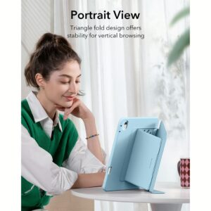 ESR รุ่น Flip Magnetic Case (Pencil Holder) - เคส iPad Air 13" (2025/2024) - สี Sky Blue