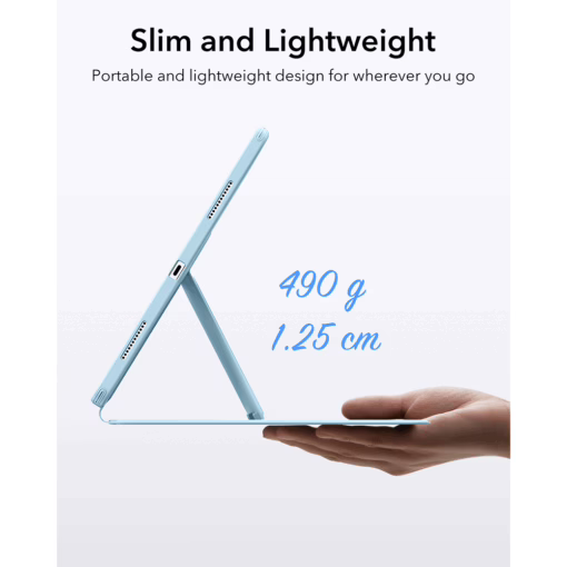 ESR รุ่น Flip Magnetic Case (Pencil Holder) - เคส iPad Air 13" (2025/2024) - สี Sky Blue