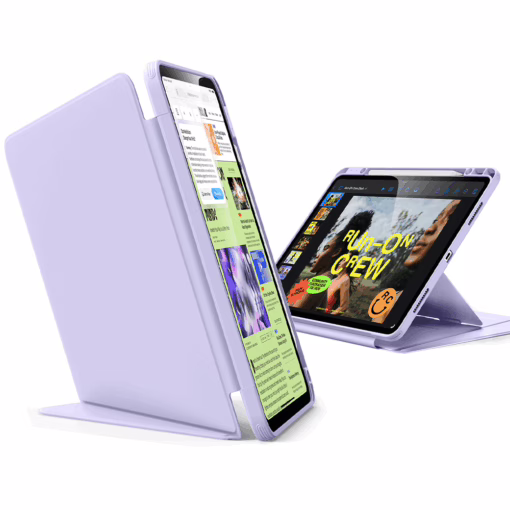ESR รุ่น Flip Magnetic Case (Pencil Holder) - เคส iPad Air 13" (2025/2024) - สี Purple