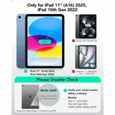 ESR รุ่น UltraFit Armorite-Screen Protector - ฟิล์มกระจก iPad 11" (A16/2025), iPad 10.9" (10th/2022) - สี Clear (แพ็ค 2 ชิ้น) - Image 2