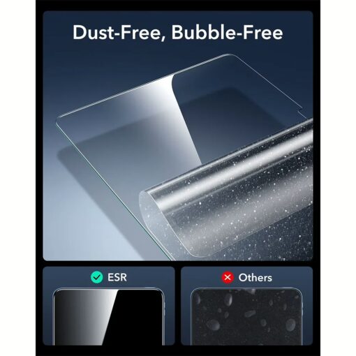 ESR รุ่น UltraFit Armorite-Screen Protector - ฟิล์มกระจก iPad 11" (A16/2025), iPad 10.9" (10th/2022) - สี Clear (แพ็ค 2 ชิ้น) - Image 5