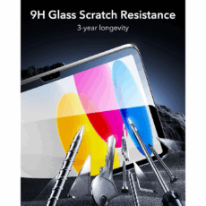 ESR รุ่น UltraFit Armorite-Screen Protector - ฟิล์มกระจก iPad 11" (A16/2025), iPad 10.9" (10th/2022) - สี Clear (แพ็ค 2 ชิ้น) - Image 7