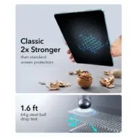 ESR รุ่น UltraFit Classic Screen Protector - ฟิล์มหน้าจอ iPad Air 11" (2025/2024) - สี Clear (แพ็ค 2 ชิ้น)
