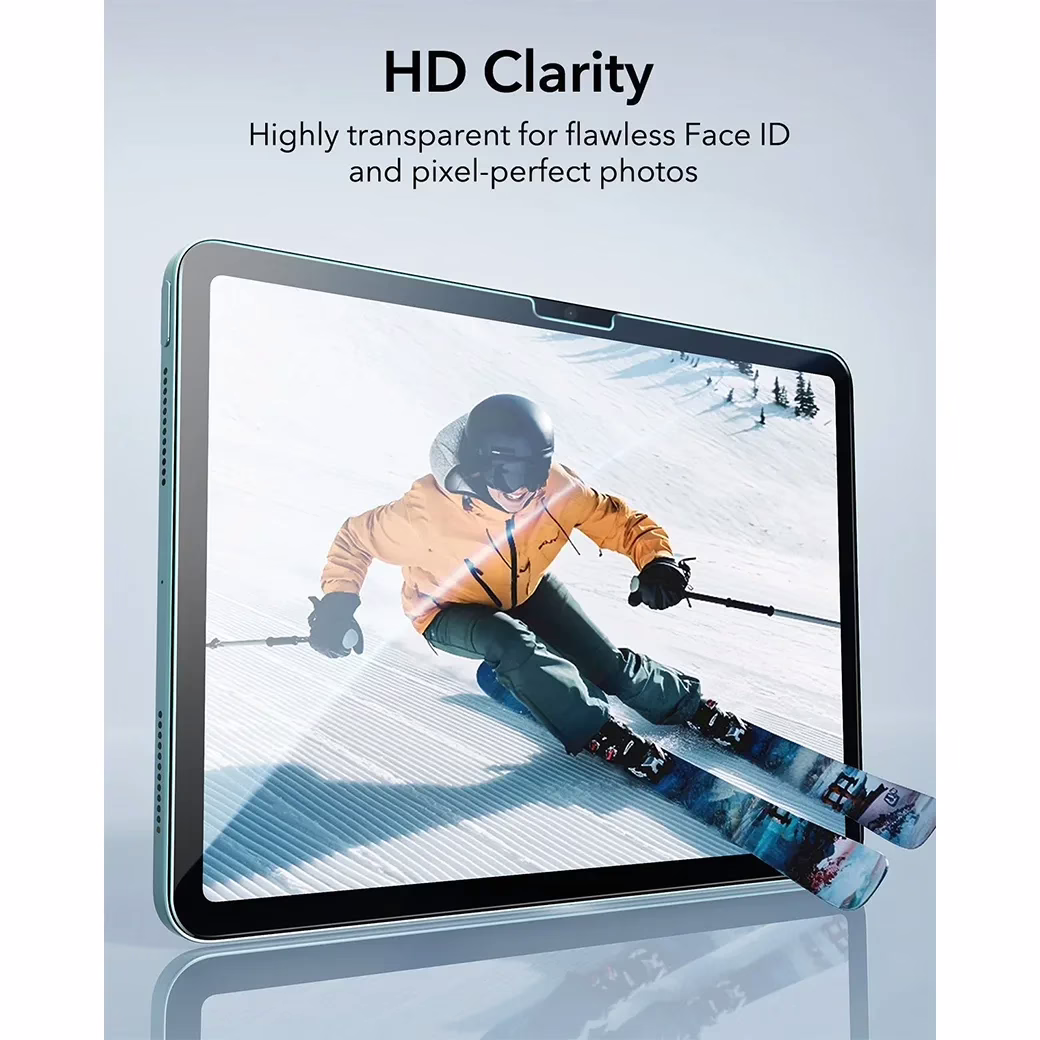 ESR รุ่น UltraFit Classic Screen Protector - ฟิล์มกระจก iPad Air 13" (2025/2024) - สี Clear (แพ็ค 2 ชิ้น) 10 ESR รุ่น UltraFit Classic Screen Protector - ฟิล์มกระจก iPad Air 13" (2025/2024) - สี Clear (แพ็ค 2 ชิ้น) - Image 10