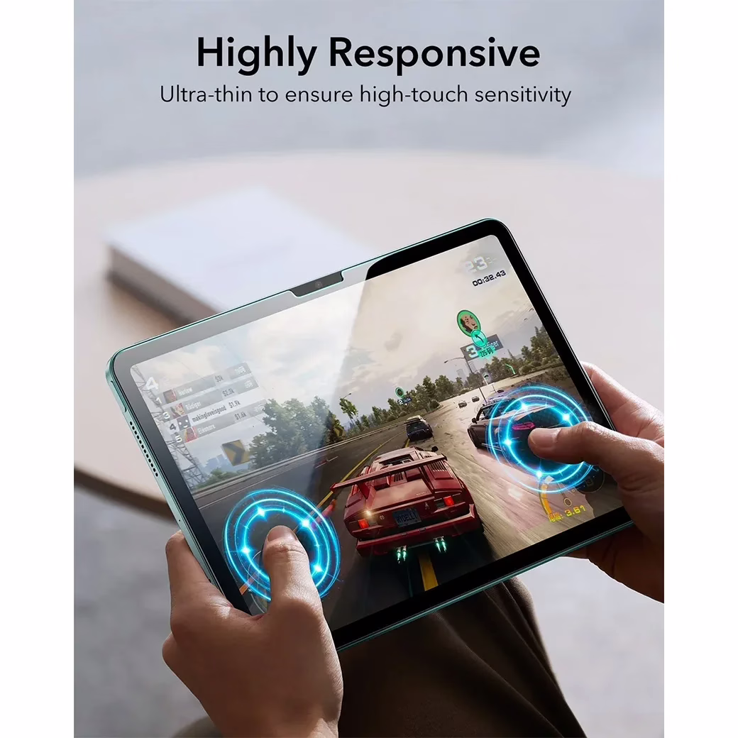ESR รุ่น UltraFit Classic Screen Protector - ฟิล์มกระจก iPad Air 13" (2025/2024) - สี Clear (แพ็ค 2 ชิ้น) 9 ESR รุ่น UltraFit Classic Screen Protector - ฟิล์มกระจก iPad Air 13" (2025/2024) - สี Clear (แพ็ค 2 ชิ้น) - Image 9