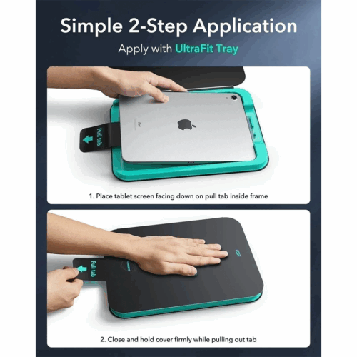 ESR รุ่น UltraFit Armorite-Screen Protector - ฟิล์มหน้าจอ iPad Air 11" (2025/2024) - สี Clear (แพ็ค 2 ชิ้น)